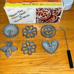 Happy Day Pastry Shell & Rosette Molds